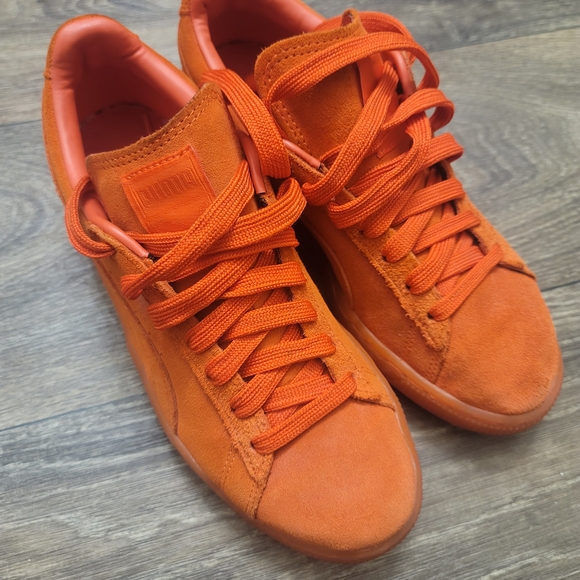 Puma Orange Sneakers Vibrant Style Comfort - Picture 6 of 8